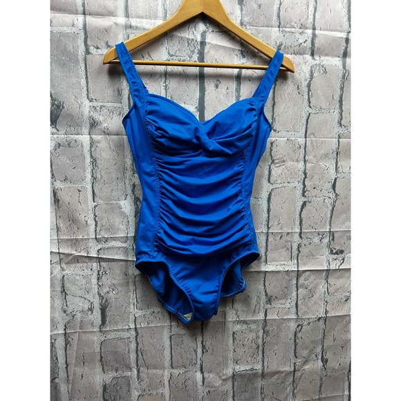 Miraclesuit Other - Miraclesuit Womens One-Piece Blue Bathing Suit Size 10
